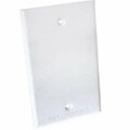 Bell White Single Gang Blank Switch Plate Cover 1897180